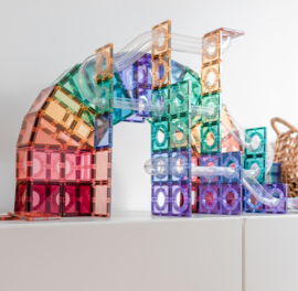 Connetix Pastel Knikkerbaan 106 stuks