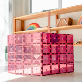 Connetix Basisplaten Roze 2 stuks