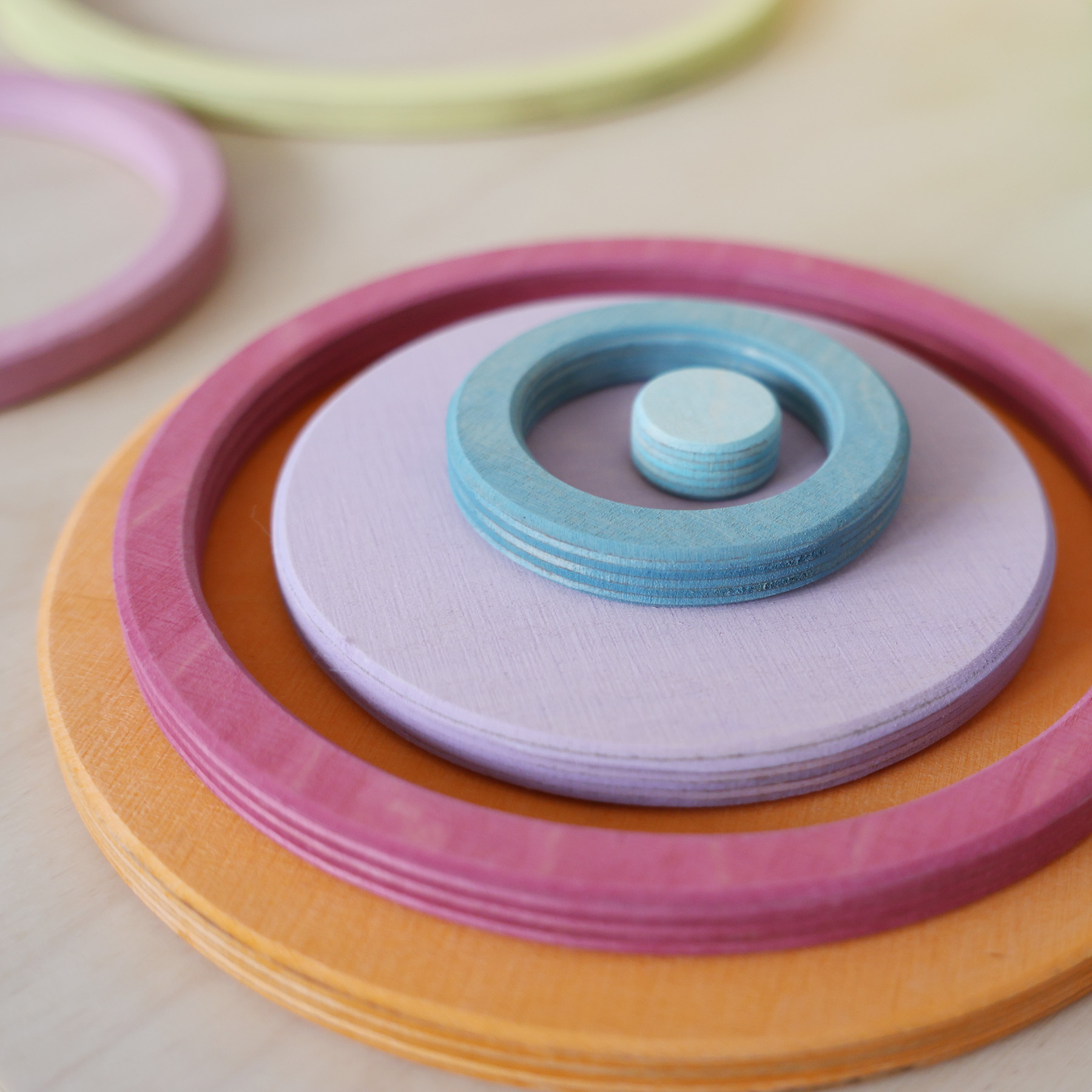 Grimms Bouwringen en cirkels pastel