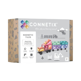 Connetix Pastel Transport 50 stuks