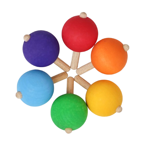 Grimms Regenboog tollen - set van 6