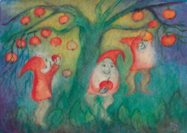 Dwergen bij de appelboom, Jula Scholzen- Gnad