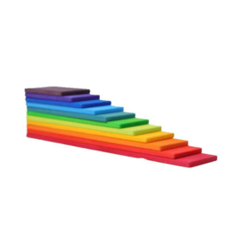 Grimm's Houten bouwplaten regenboog