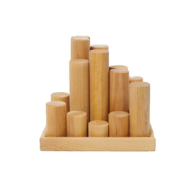 Grimm's Constructie rollers groot naturel