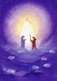 Jozef en Maria in het licht van de ster, Baukje Exler