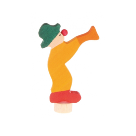 Gele Clown steker, Grimm's