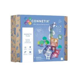 Connetix Pastel Knikkerbaan uitbreidingsset 80 stuks