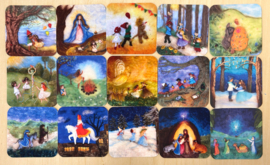 Jaarringkaartjes: 14 stuks