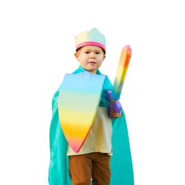 Speelzijde zwaard regenboog, Sarah's silks