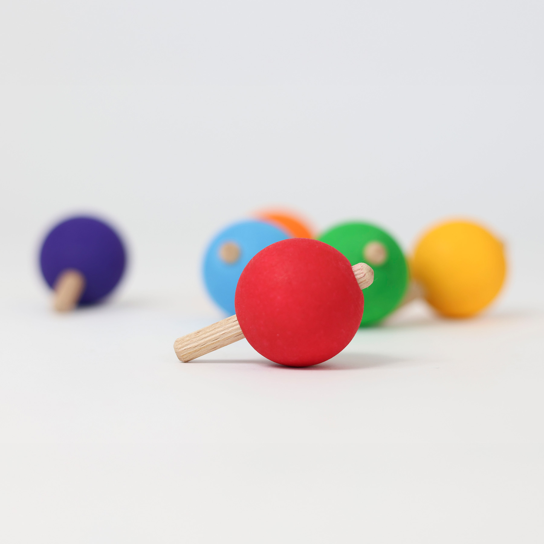 Grimms Regenboog tollen - set van 6