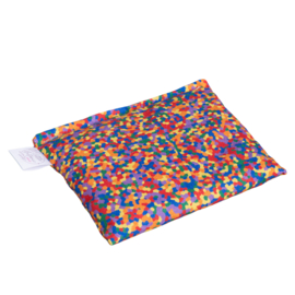 Sensorisch pittenzakje los - Confetti Regenboog