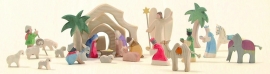 Kerststal 4-delig Mini, Ostheimer