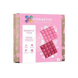 Connetix Basisplaten Roze 2 stuks