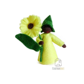 Gele Calendula Viltpopje *4
