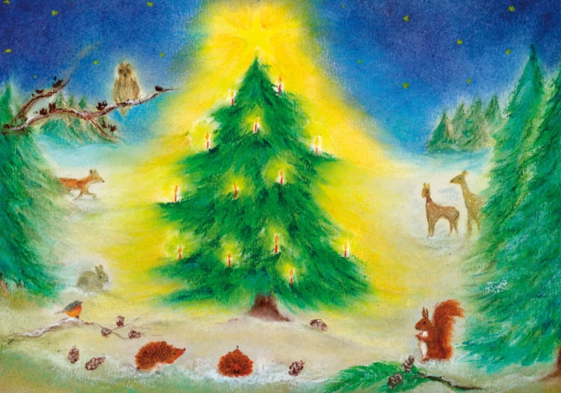 Kerst in het bos, Baukje Exler