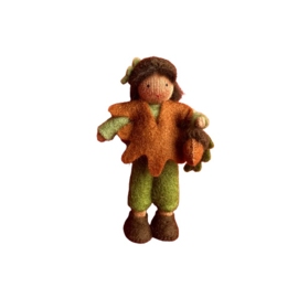 Jongen met de eikel Viltpopje *2