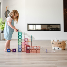 Connetix Pastel Knikkerbaan uitbreidingsset 80 stuks