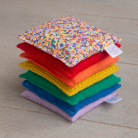Sensorische pittenzakjes 7 stuks - Super Confetti