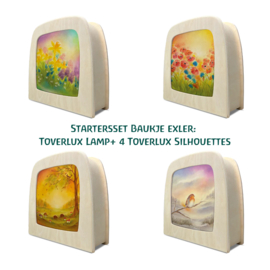 Toverlamp + 4 Toverkaarten Startersset Baukje Exler