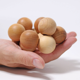Grimms houten kralengrijper naturel