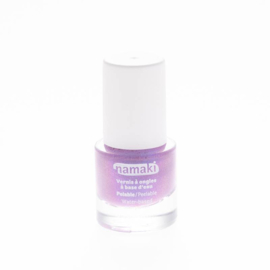Natuurlijke Nagellak Violet Glitter, Namaki