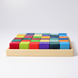 Grimm's Regenboog Mozaiek blokken 36 stuks