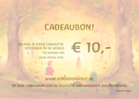 KindVoorHout Cadeaubon