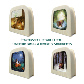 Toverlamp + 4 Toverkaarten Startersset Het Wol Feetje
