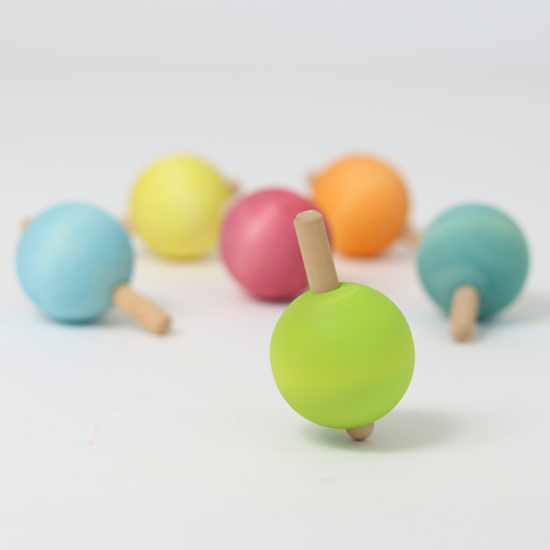 Grimms Pastel tollen - Set van 6