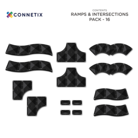 Connetix Roads Ramps en Intersections Pack - 16 delig