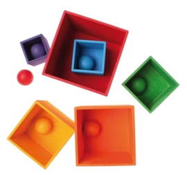 Zes houten ballen, Grimm's