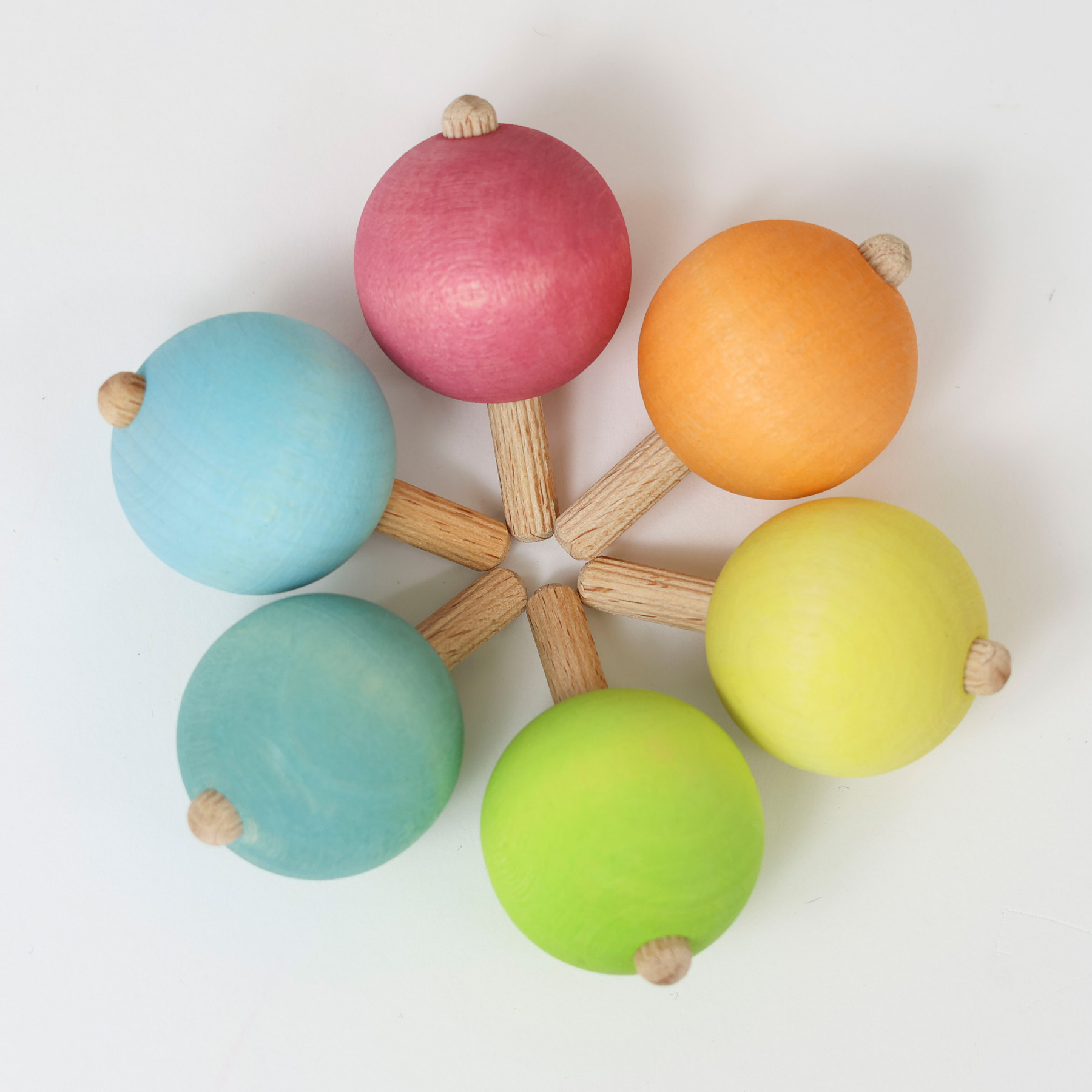 Grimms Pastel tollen - Set van 6