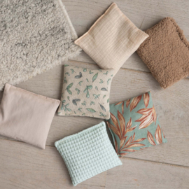 Sensorische pittenzakjes 6 stuks - Dusty Green