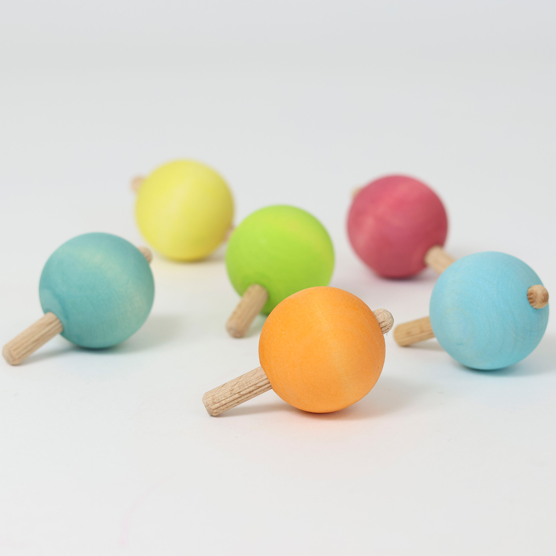 Grimms Pastel tollen - Set van 6
