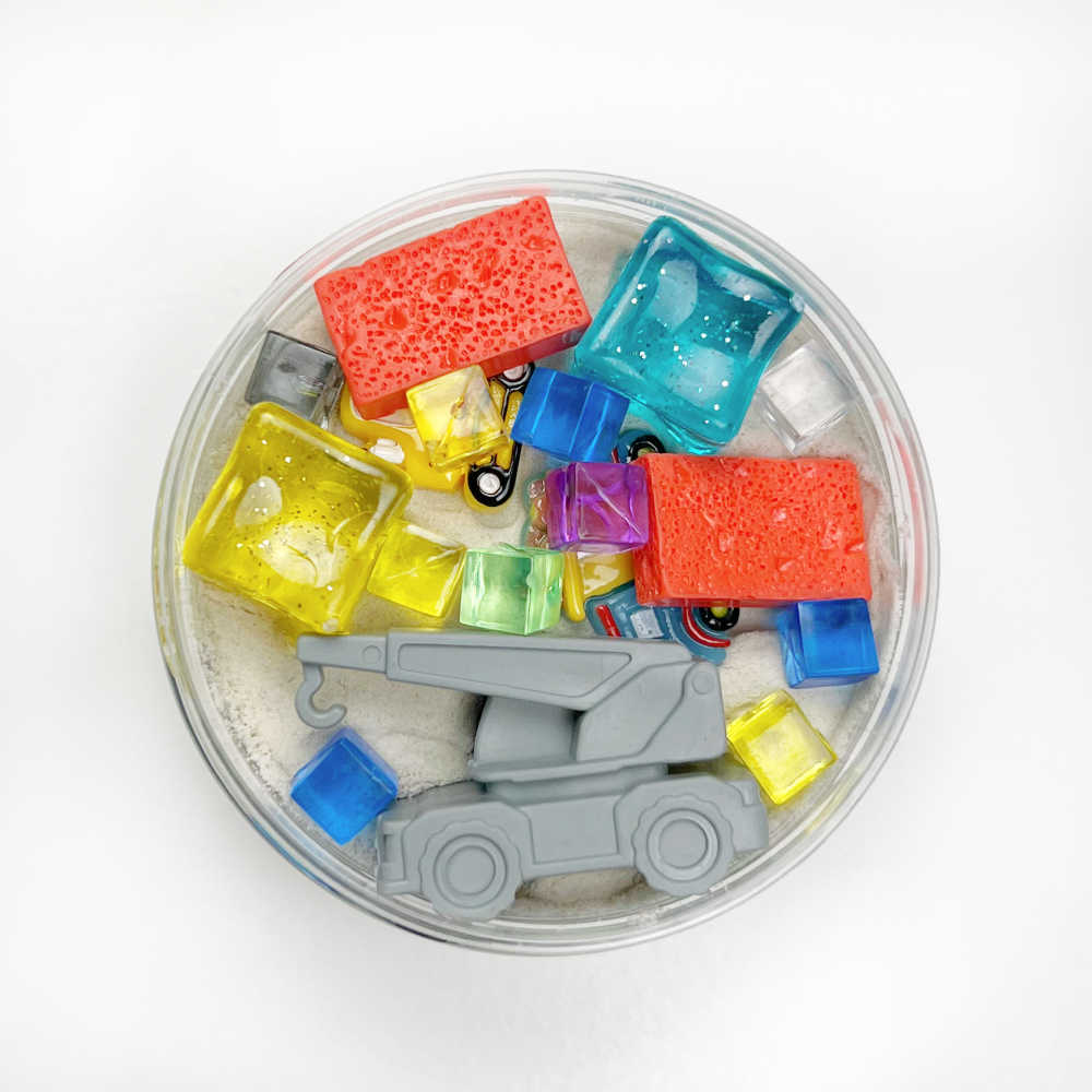 Magic sand "Construction" pot