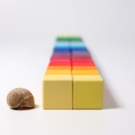 Grimm's Regenboog Mozaiek blokken 36 stuks