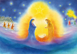 Poster A4 De geboorte van Jezus