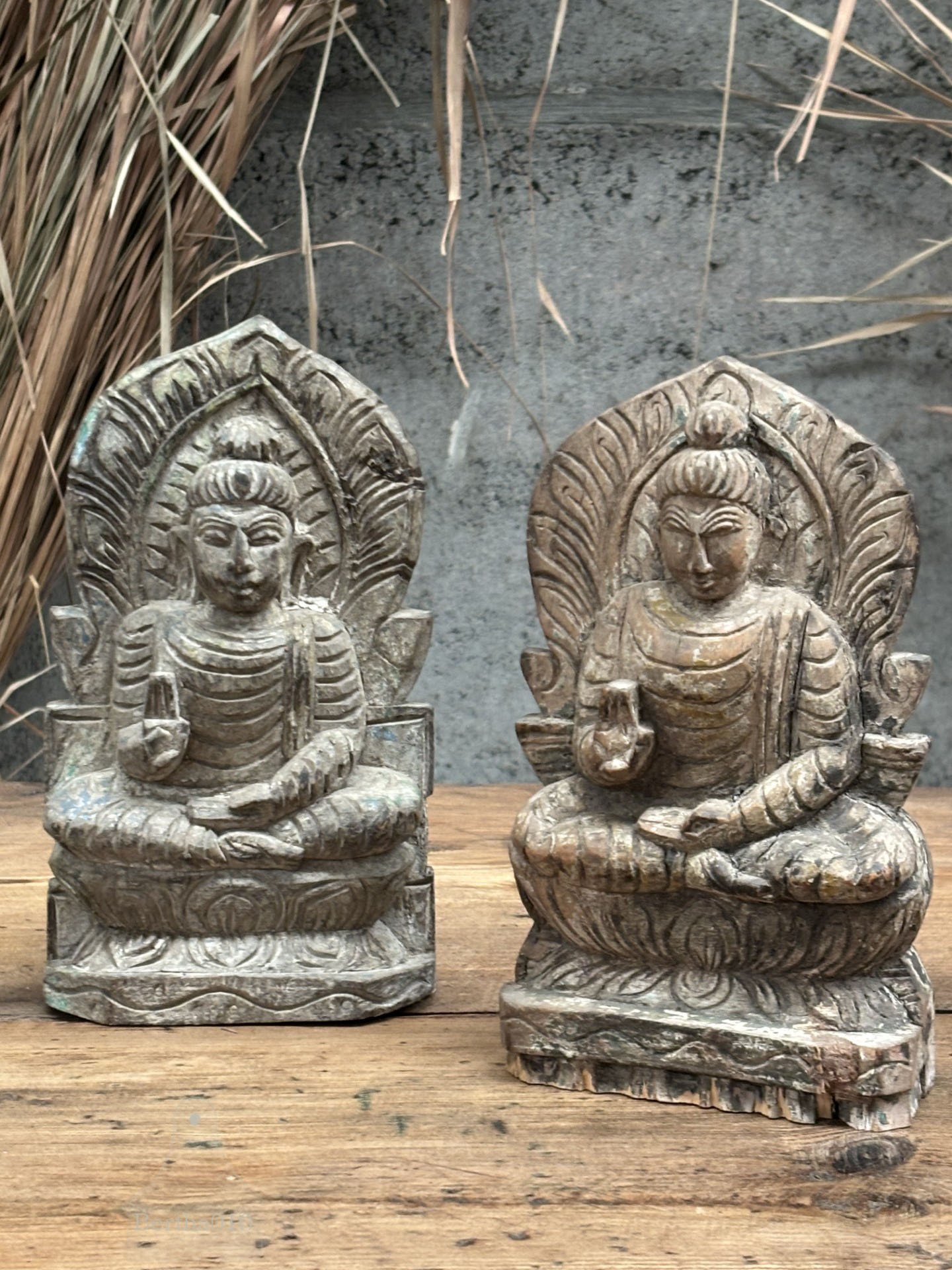Handgemaakte houten Boeddha – uniek stuk met karakter 147279