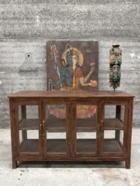 Oude jaren 20 toonbank, museumvitrine, keukeneiland 147781a verkocht