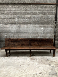 Authentieke museumbank uit het begin van de 20e eeuw 288 cm 147761 verkocht