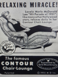 Mid Century Modern Contour Lounge Chair (146836)