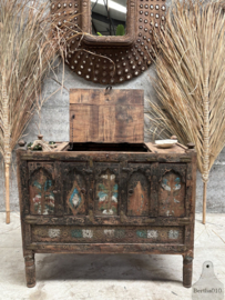 Damchiya zeldzaam mooie Indiase kast, badkamermeubel 147483