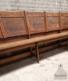 Antieke kerkbank lengte 410 cm 147376 verkocht