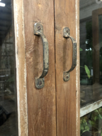 Grote vitrinekast xxl hout (145029)