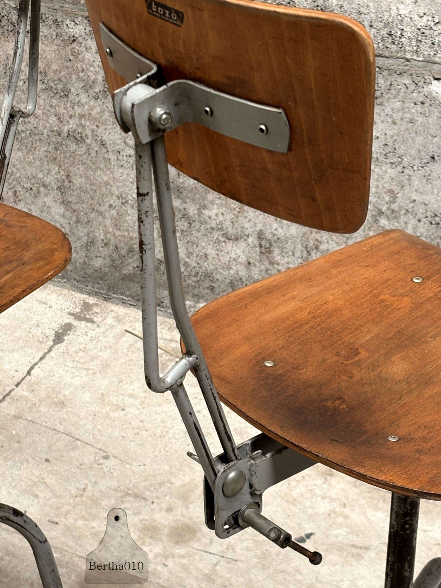 Set van 3 vintage Bozo bureaustoelen deel 2 147563