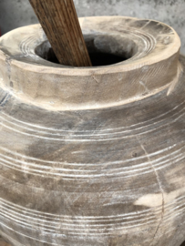 Nepalese pot hout XXL (145577)