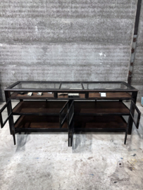 Prachtige antieke toonbank,dressoir van glas (147248) verkocht