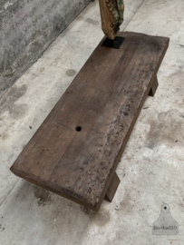 Tijdloze salontafel van massief eiken authentiek werkblad 147817 140 cm