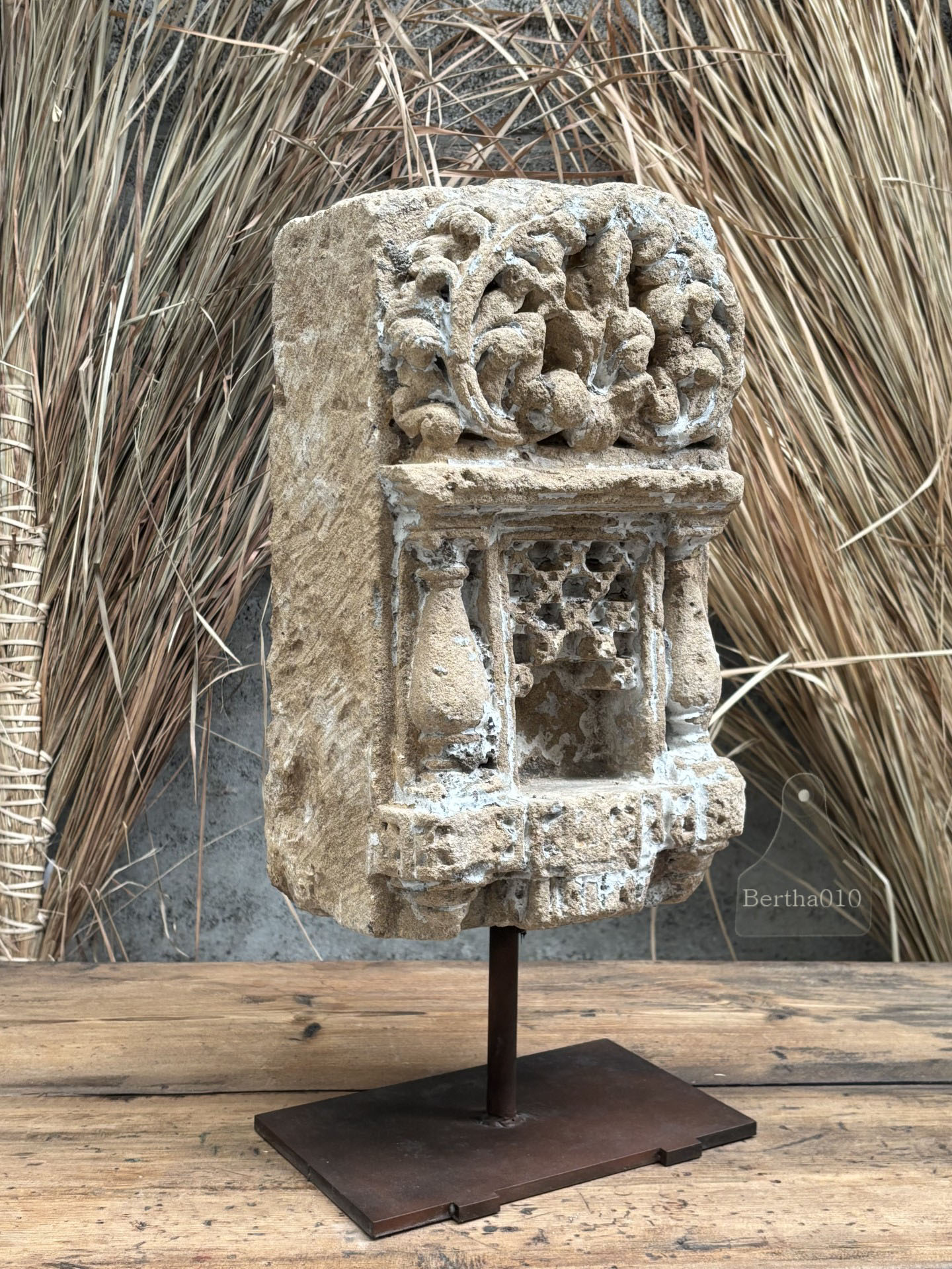 Tempel steen XXL 147416 stenen altaar 64 cm hoog