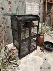 Originele oude glazen apothekerskast 148084